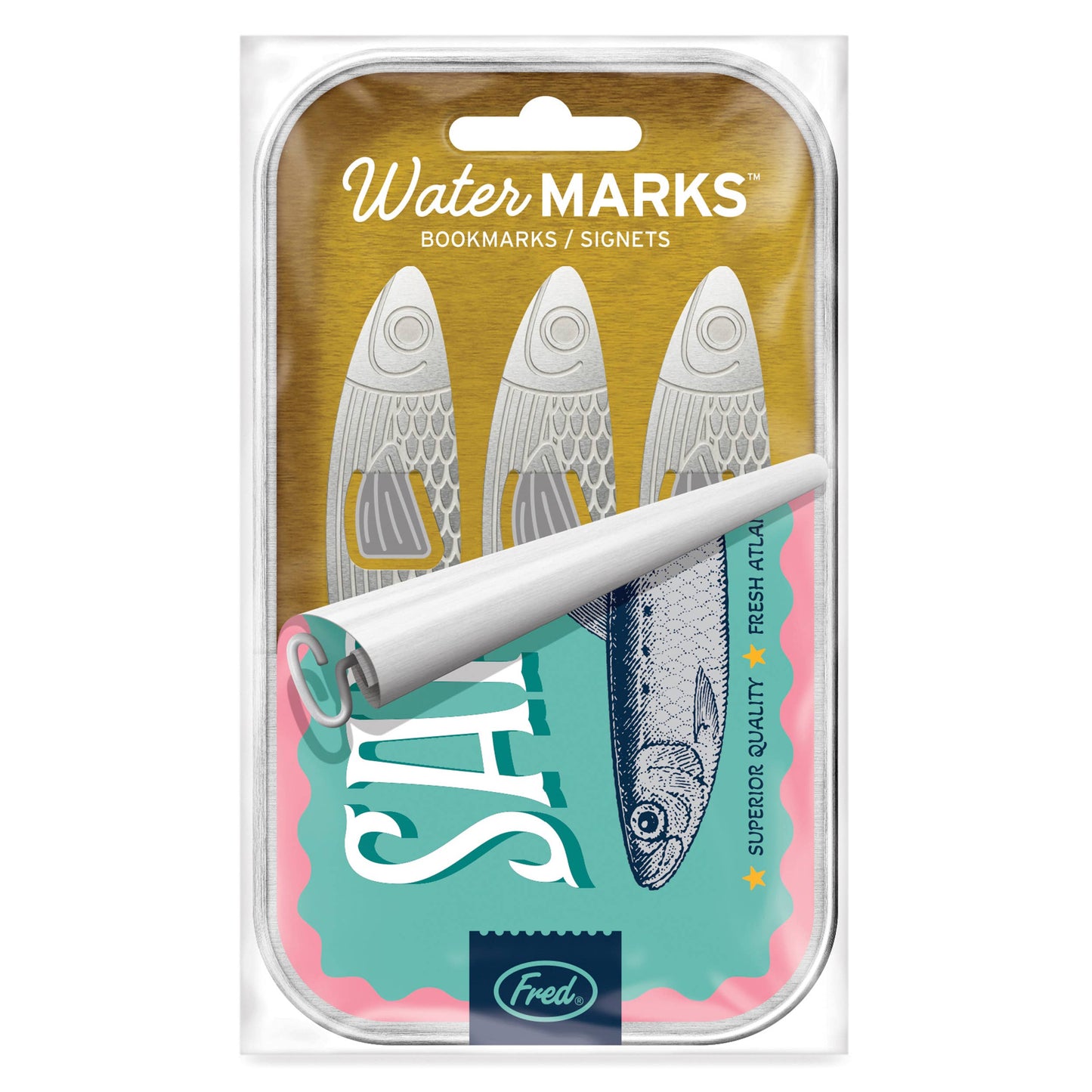 WATER MARKS - Sardine Bookmarks, Set of 3 - The Feral Market
