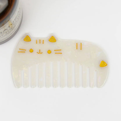 3.77'' Cute Cat Acetate Hair Comb, Eco-Friendly - The Feral Market