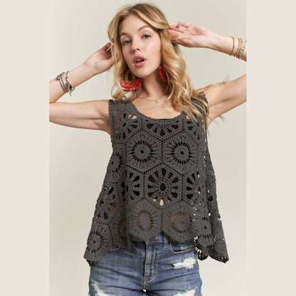 Casual Crochet Tank Top