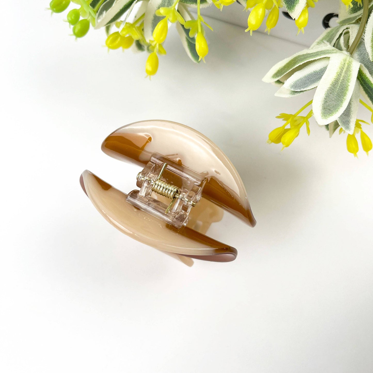 Smiling Mushroom Hair Clip, Acetate Vegetable Claw Clips