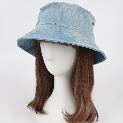 Washed Denim Bucket Hat