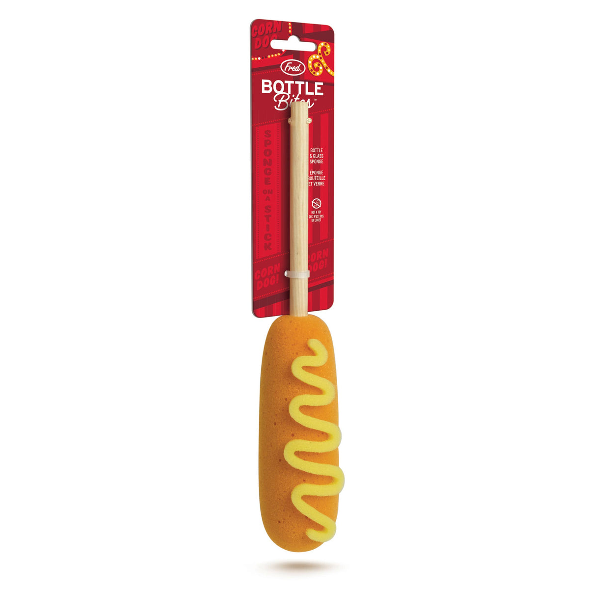 Sponges - BOTTLE BITES - Corn Dog Bottle Brush - The Feral Market