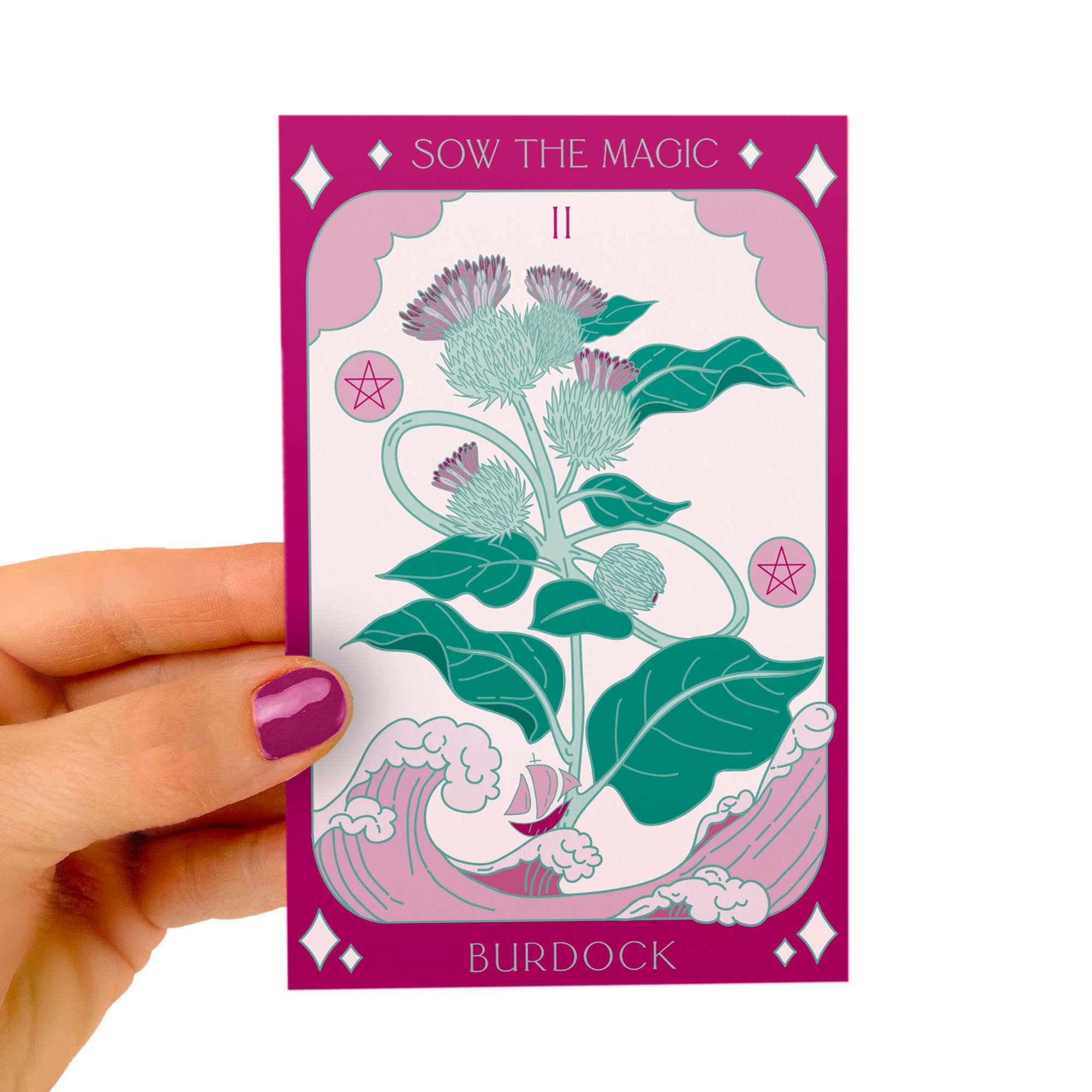 The Feral Market Burdock Tarot Garden Seed Packet - Thumbnail 5