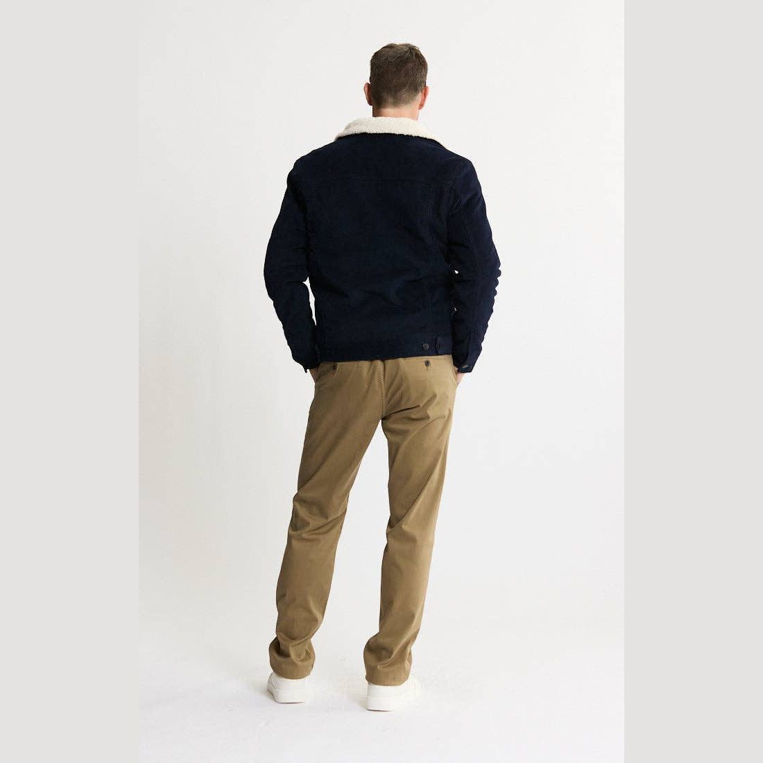 Sherpa Lined Corduroy Trucker Jacket - The Feral Market