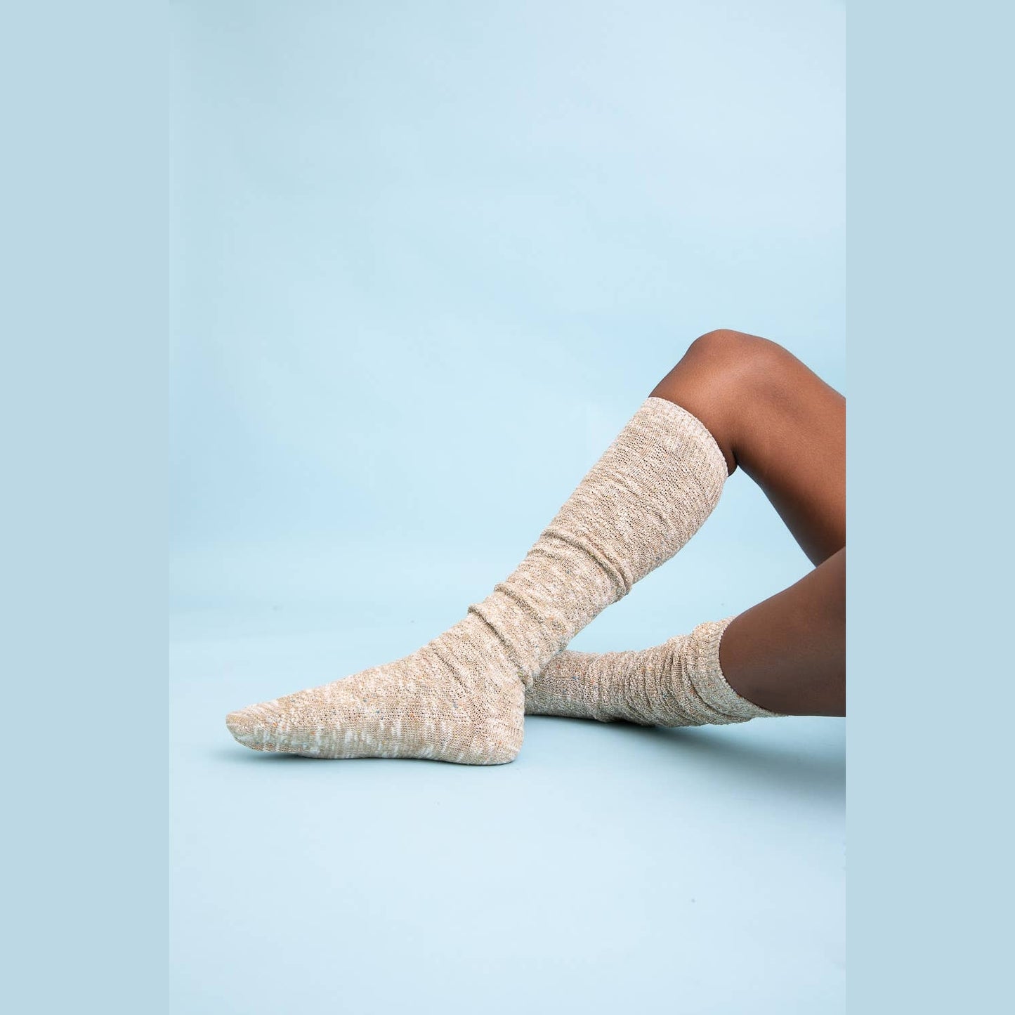 Cozy Speckle Knit Boot Socks