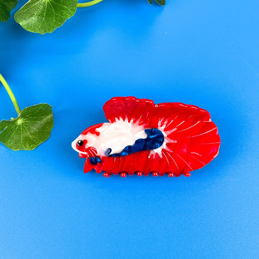 Medium Betta Fish Hair Claw,Ocean Series Hair Clip