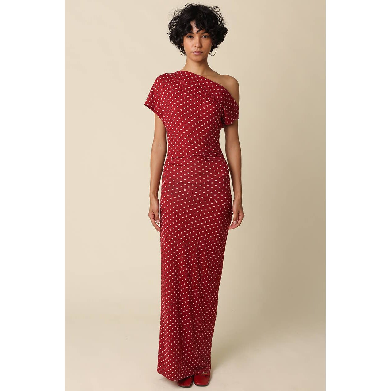 Camille Polka Dot Maxi Dress - The Feral Market