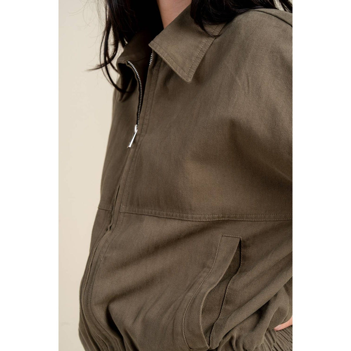 Oversized Ripper Twill Jacket - The Feral Market