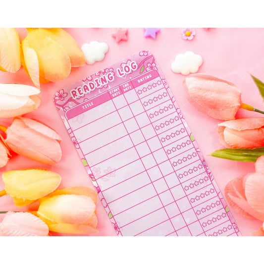 Sakura Reading Log Bookmark