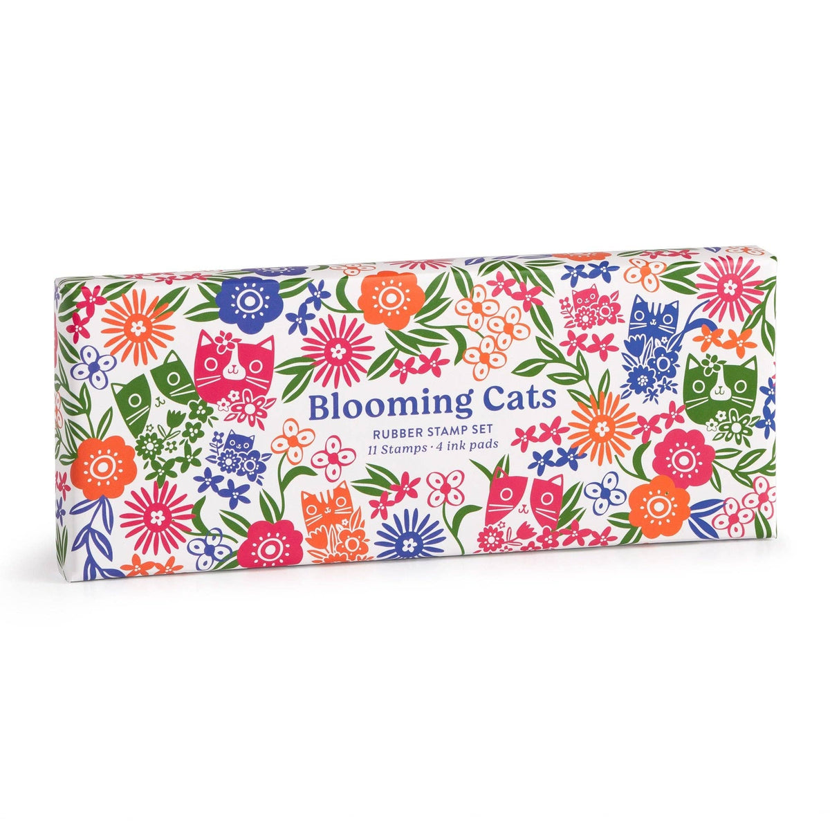 Blooming Cats Rubber Stamp Set - The Feral Market