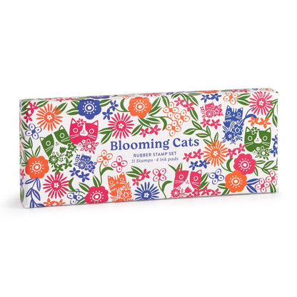 Blooming Cats Rubber Stamp Set - The Feral Market