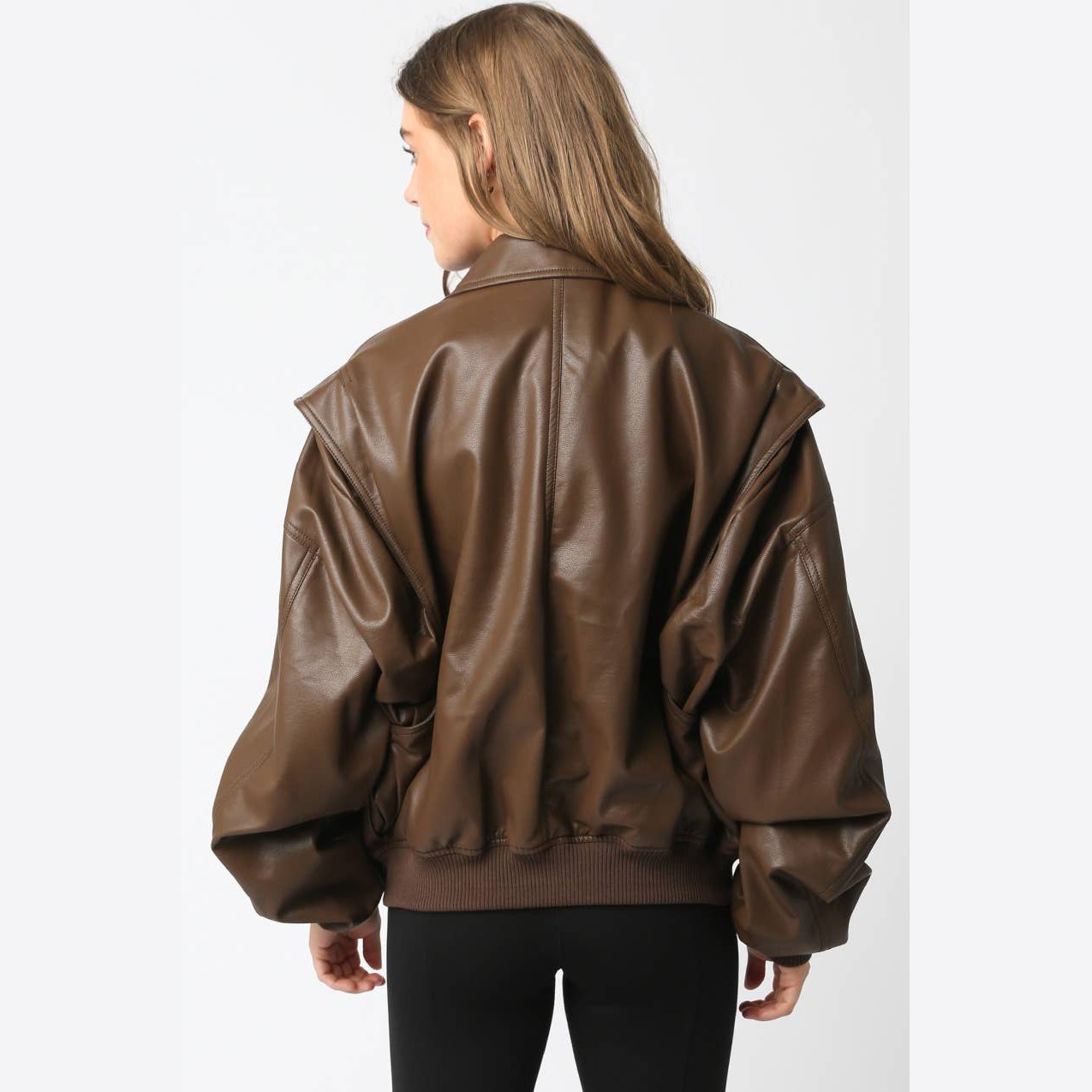 Kaylee Pu Bomber Jacket - The Feral Market
