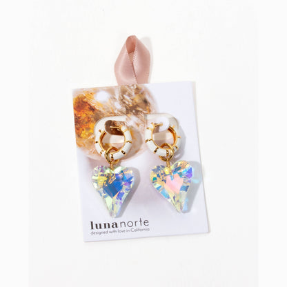 Sweet Shine Interchangeable Charm Huggie Hoop Earring - The Feral Market