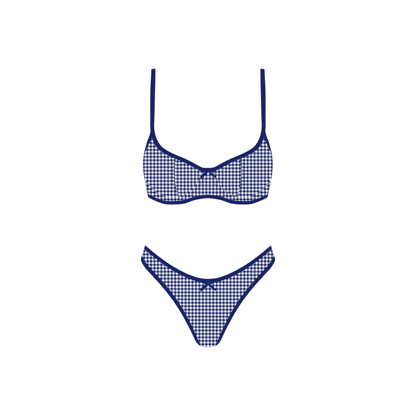 Seaside Picnic Bikini Set