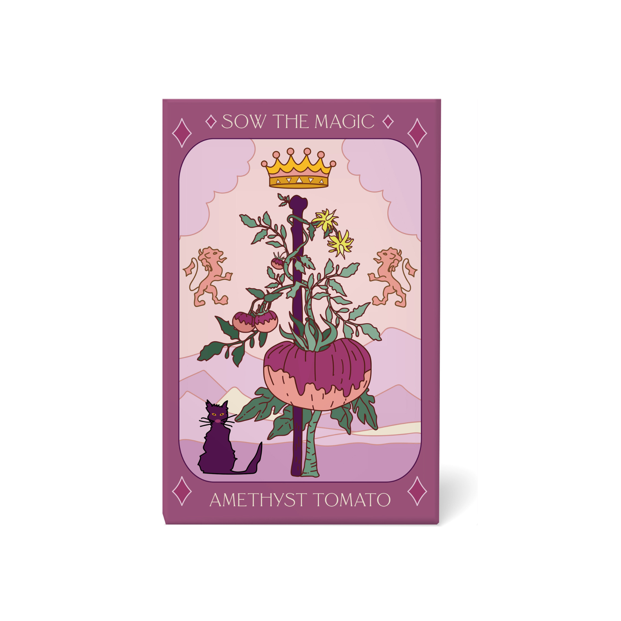 Amethyst Jewel Tomato Tarot Garden + Gift Seed Packet - Thumbnail 2