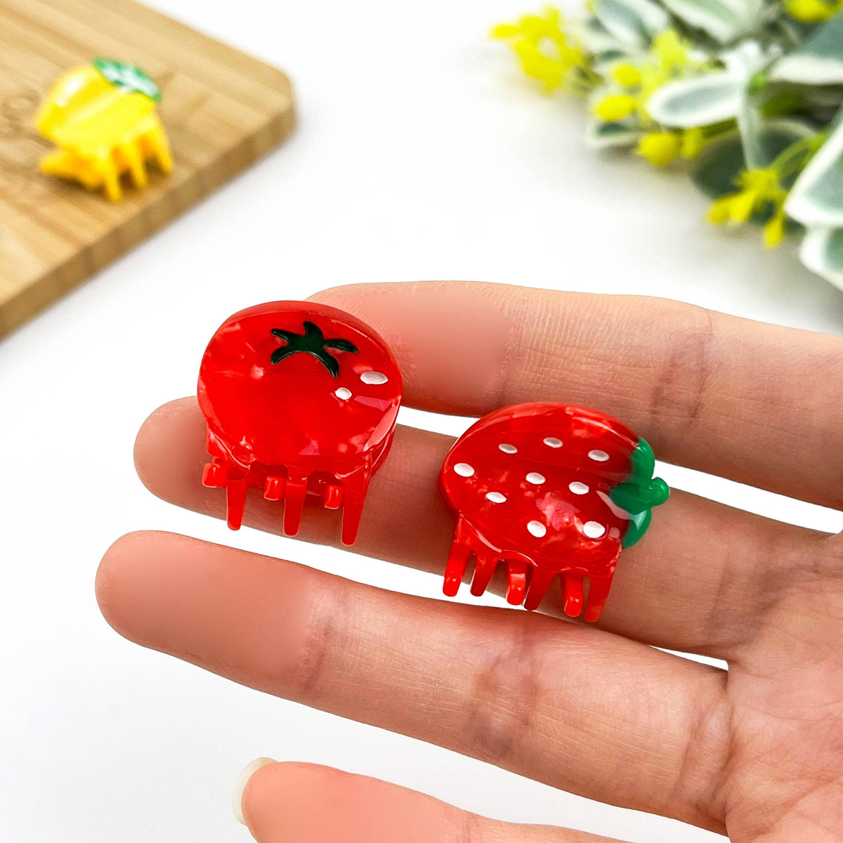 0.8'' Mini Cute Fruit Hair Claw Clip - The Feral Market