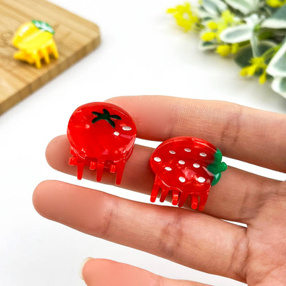 0.8'' Mini Cute Fruit Hair Claw Clip - The Feral Market