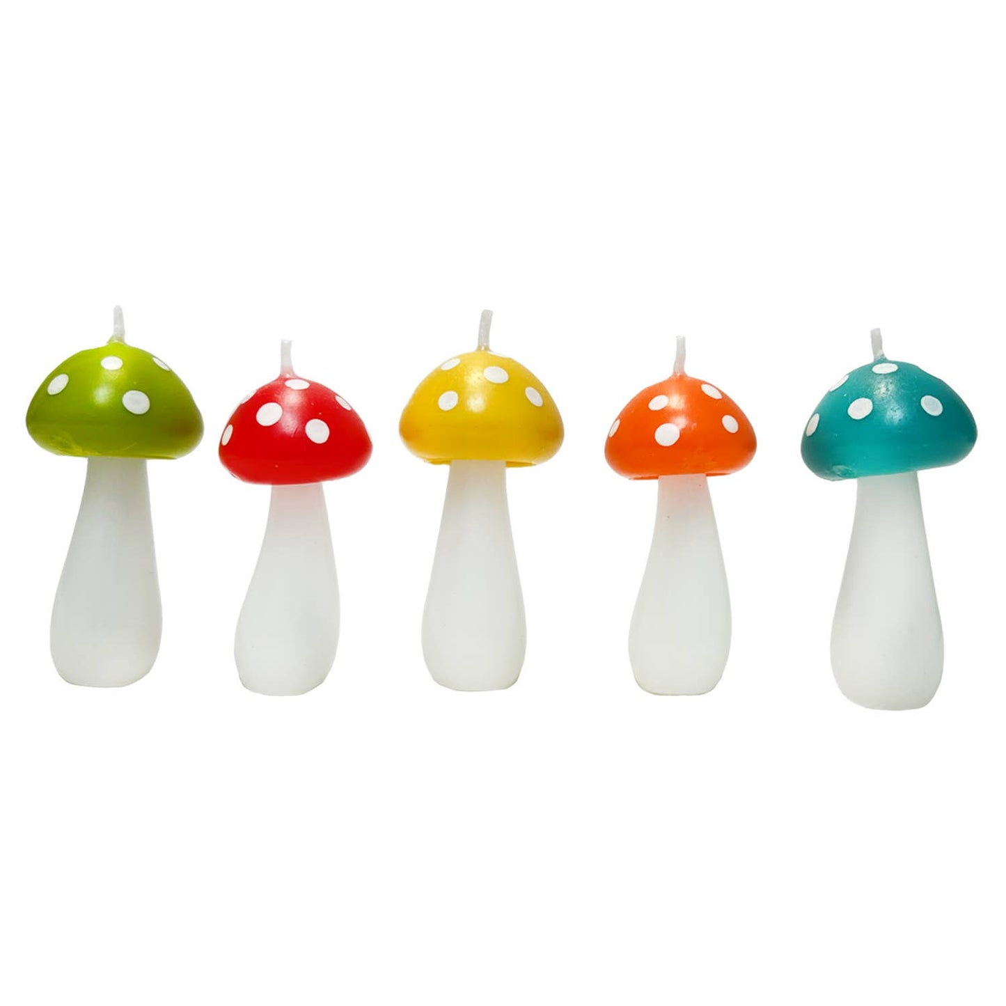 Mushroom Candles - 5 Piece Set