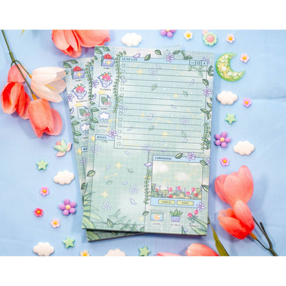 Botanical Bliss Daily Planner Pad