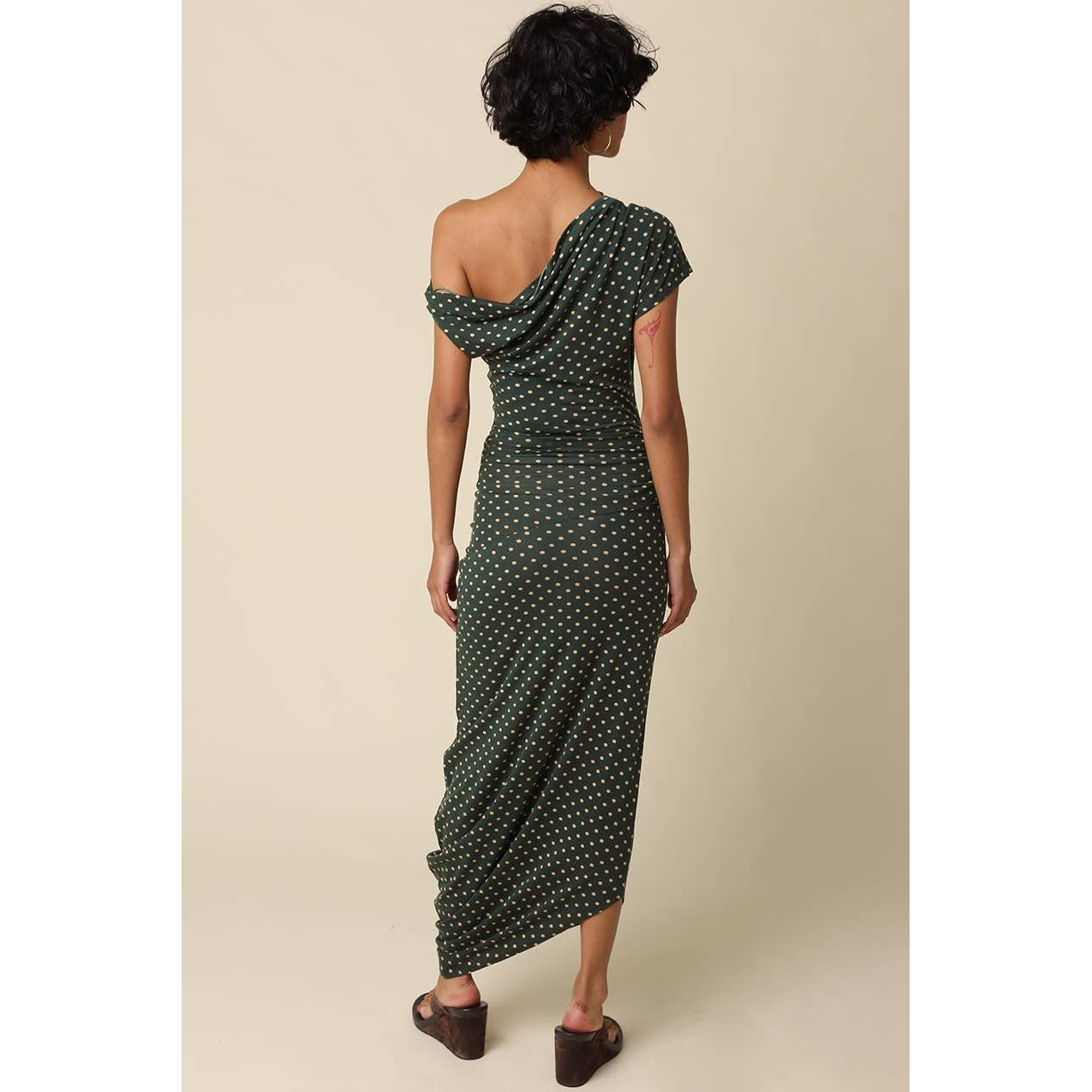 Camille Polka Dot Maxi Dress - The Feral Market