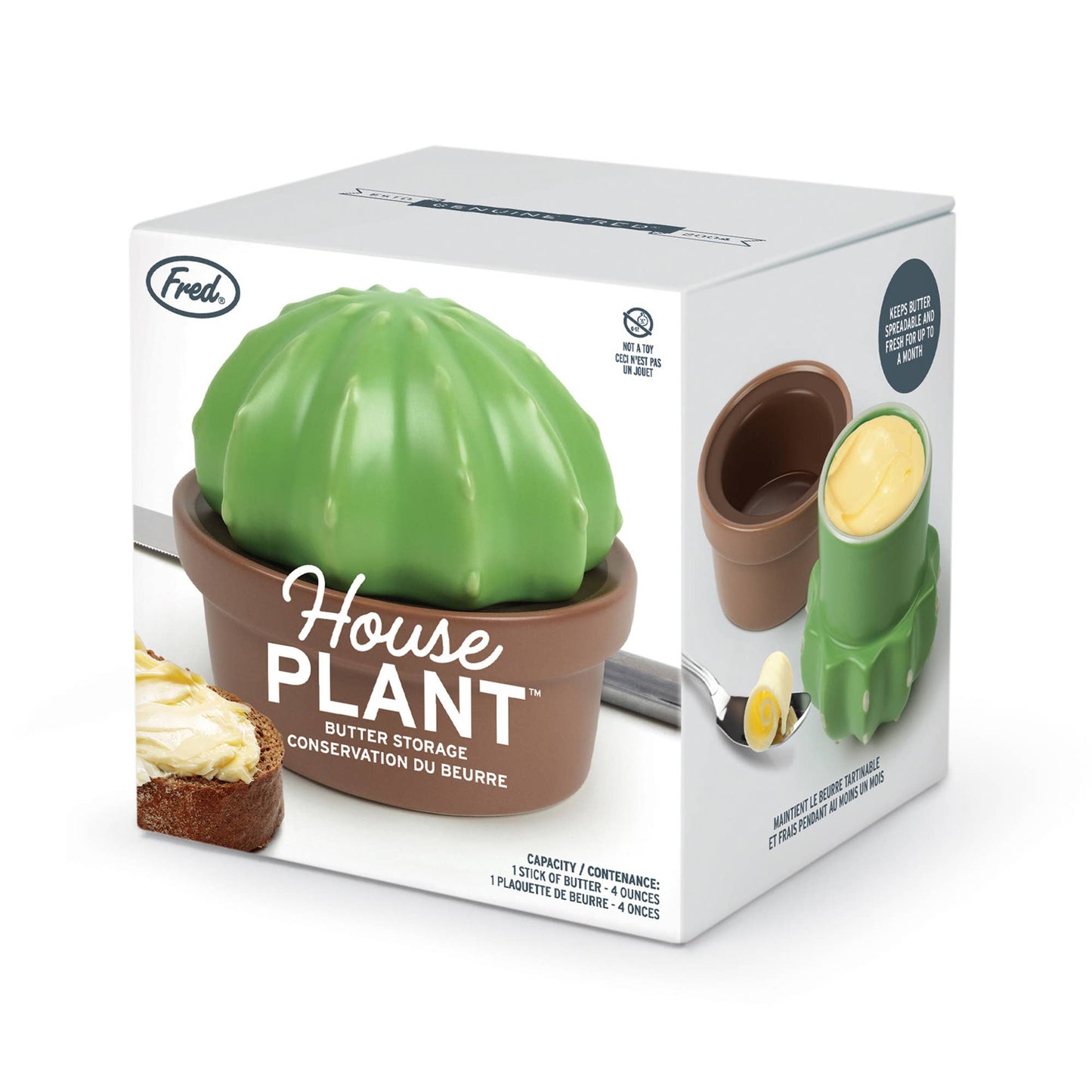 HOUSE PLANT - Ceramic Cactus Butter Storage