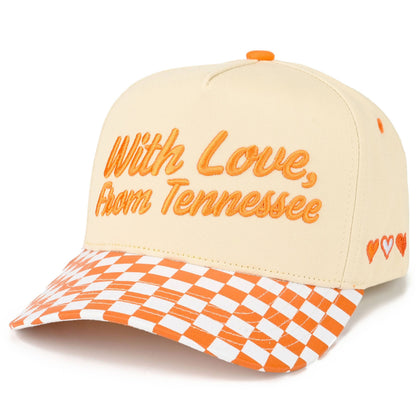 C.C WITH LOVE FROM 'State' Letter on Two Tone Trucker Hat