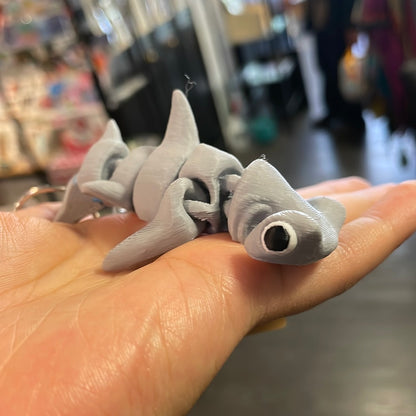 3D Printed Hammerhead Shark Keychain