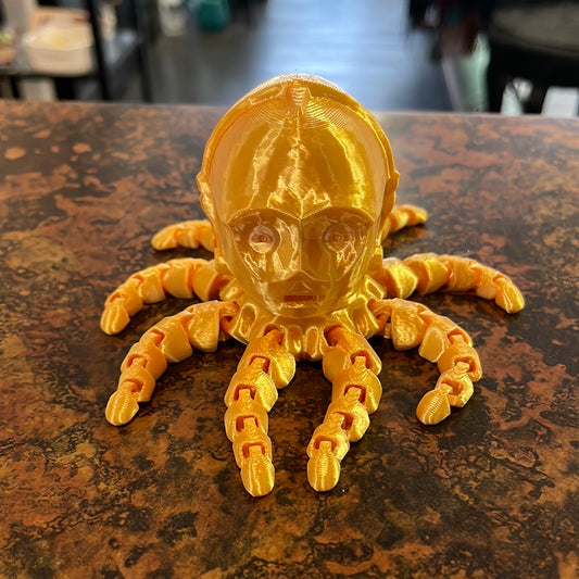 3D Printed C3PO Octopi