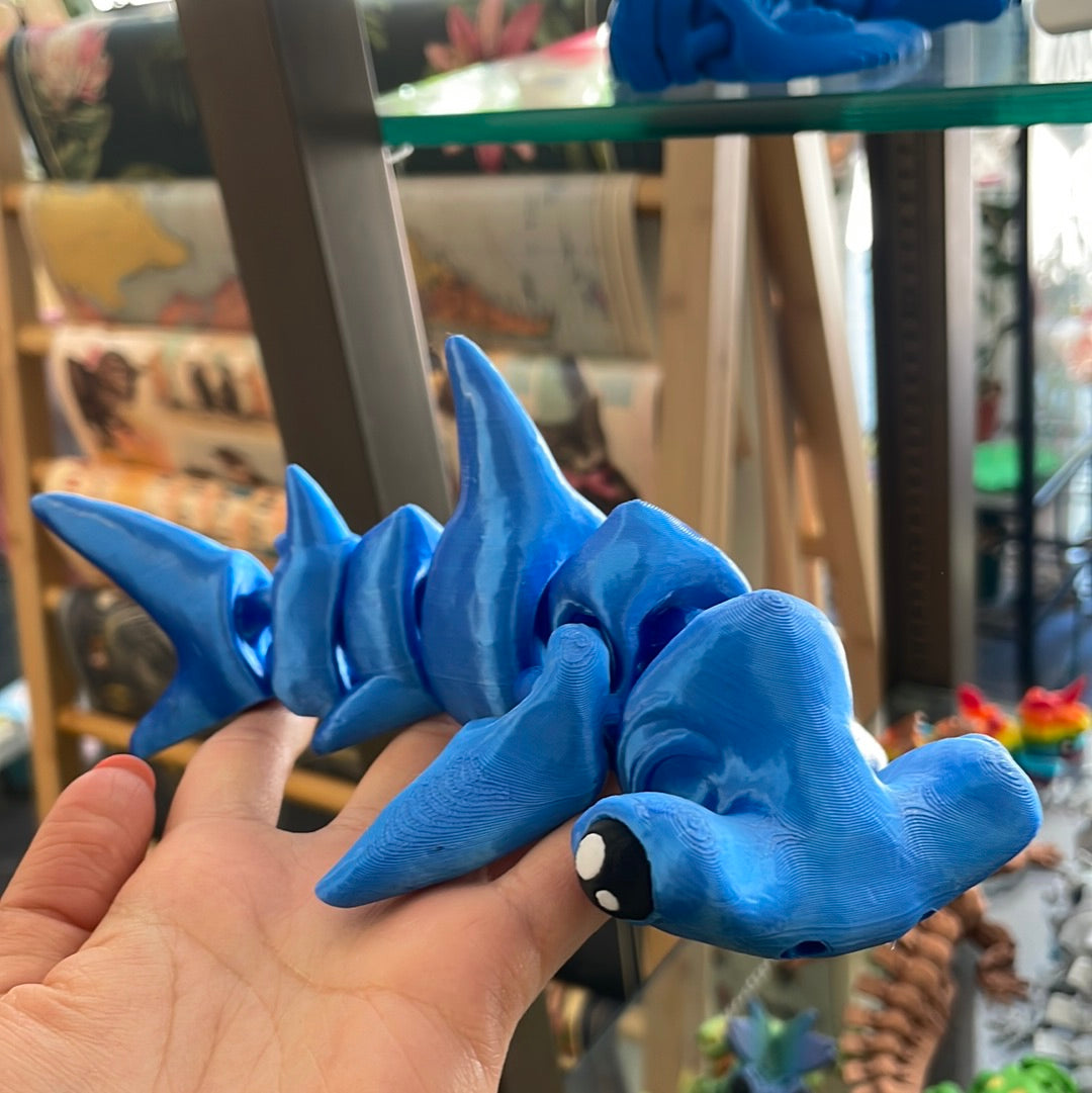 3D Printed Hammerhead Shark *Blue*