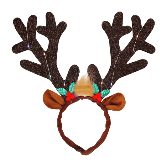 Reindeer Antler Led Light-up Hairband