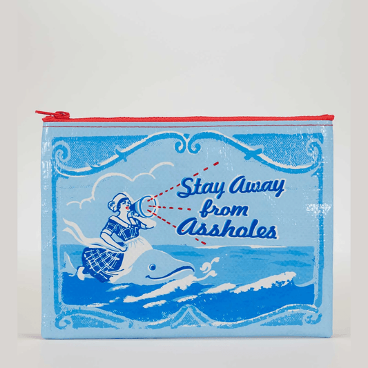 Stay Away From Assholes Zipper Pouch - The Feral Market