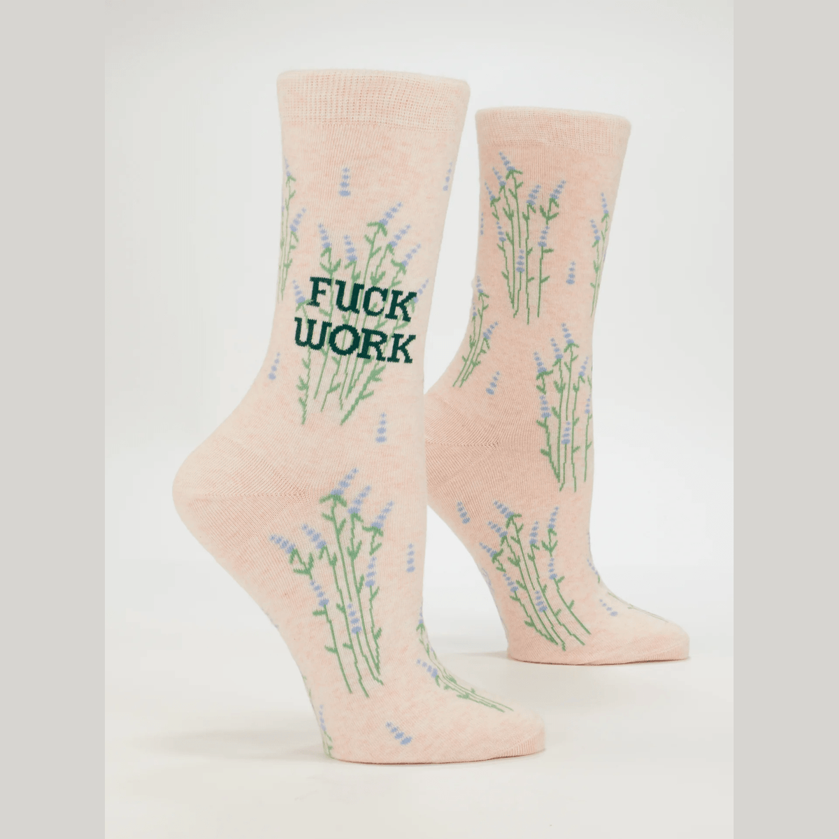 Fuck Work Women's Crew Socks - The Feral Market