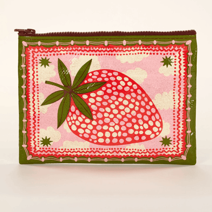 Strawberry Clouds Zipper Pouch - The Feral Market
