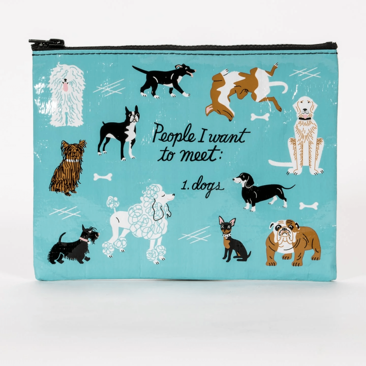 People To Meet: Dogs Zipper Pouch - The Feral Market