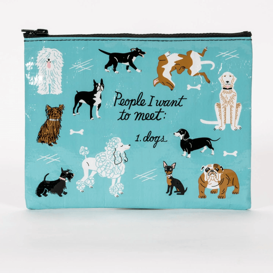 People To Meet: Dogs Zipper Pouch - The Feral Market