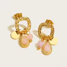Rosy Charm Earrings