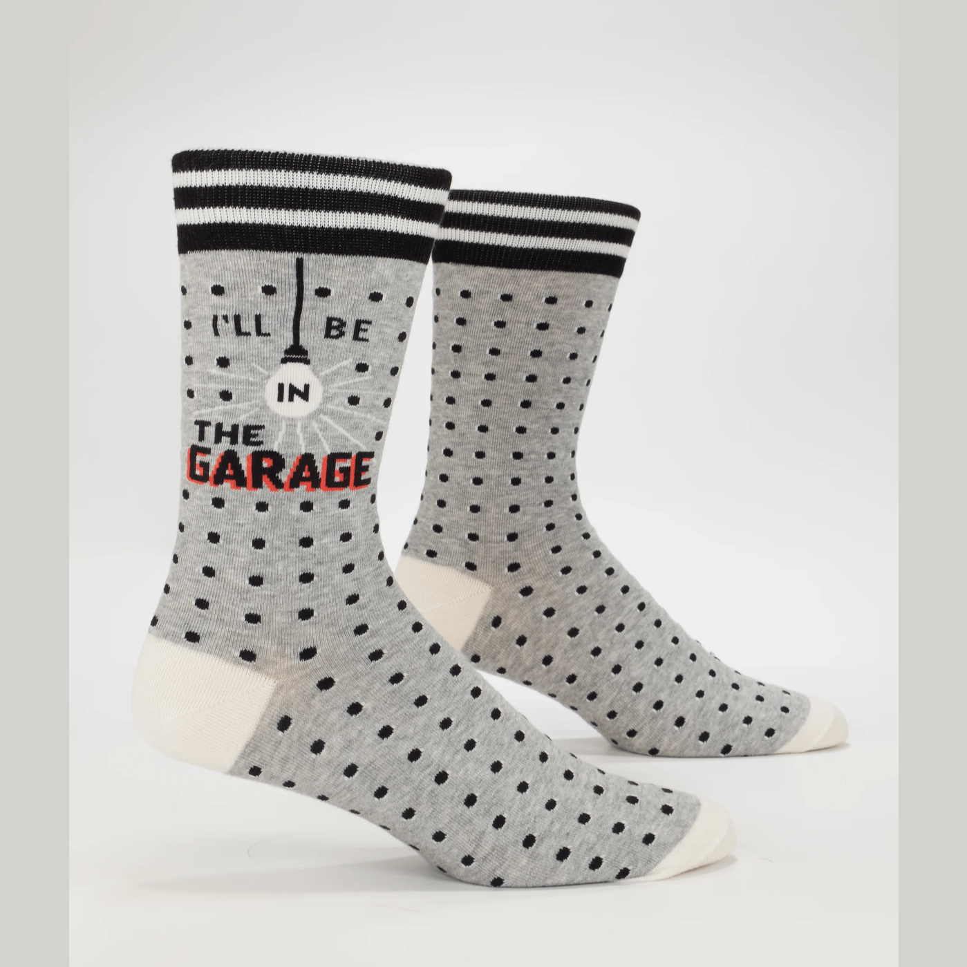 I'll Be In The Garage Men's Crew Socks