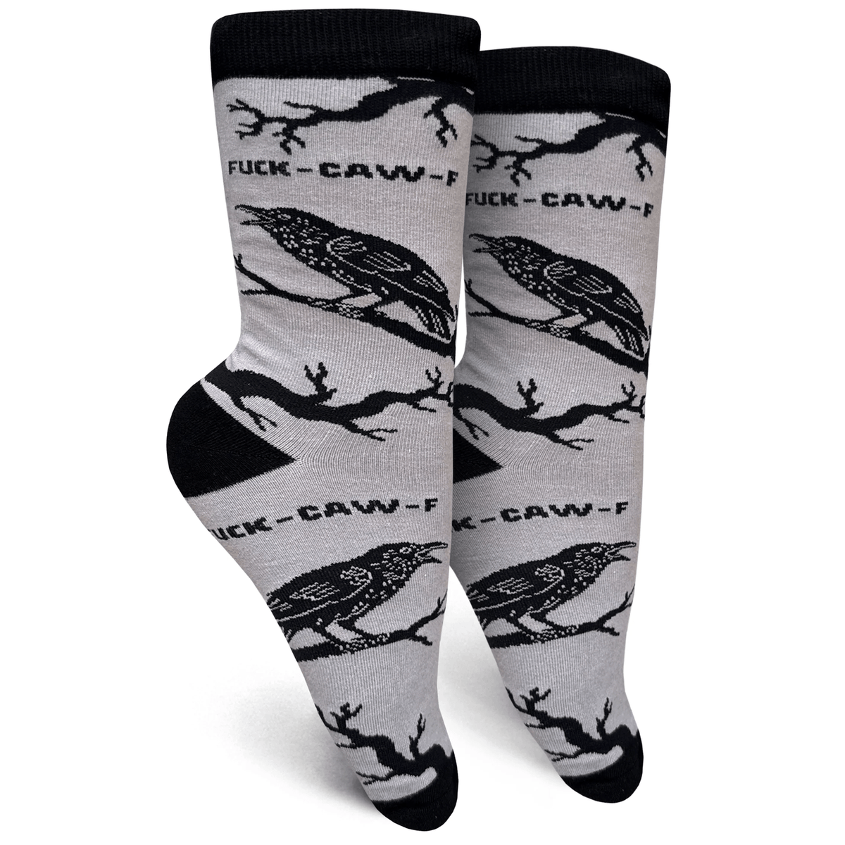 Fuck-Caw-F Womens Crew Socks