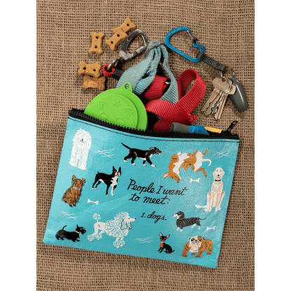 People To Meet: Dogs Zipper Pouch - The Feral Market