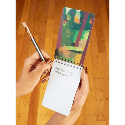 Notes From My Mushroom Trip 3x5 Spiral Notebook