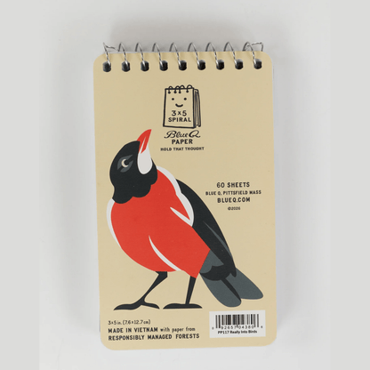I'm Really Into Birds. Take-Along Notebook 3x5 Spiral Notebook