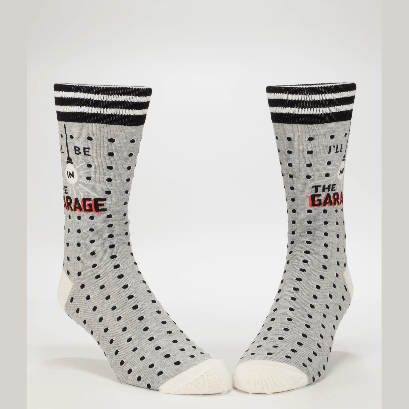 I'll Be In The Garage Men's Crew Socks