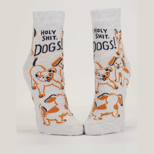 Holy Shit. Dogs! Women's Ankle Socks - The Feral Market