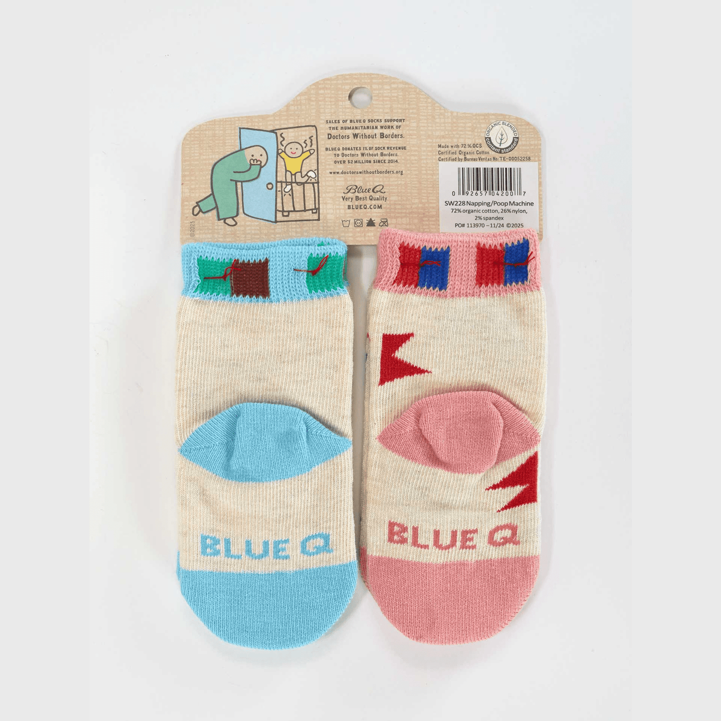 Napping? In This Economy?/Poop Machine Baby Socks