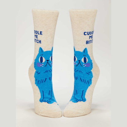 Cuddle Me Bitch Women's Crew Socks