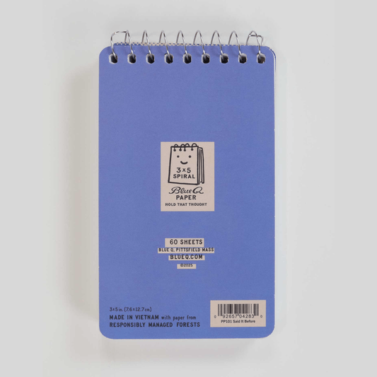 I've Said It Before And I'll Say It Again And Wait I Forgot 3x5 Spiral Notebook - The Feral Market