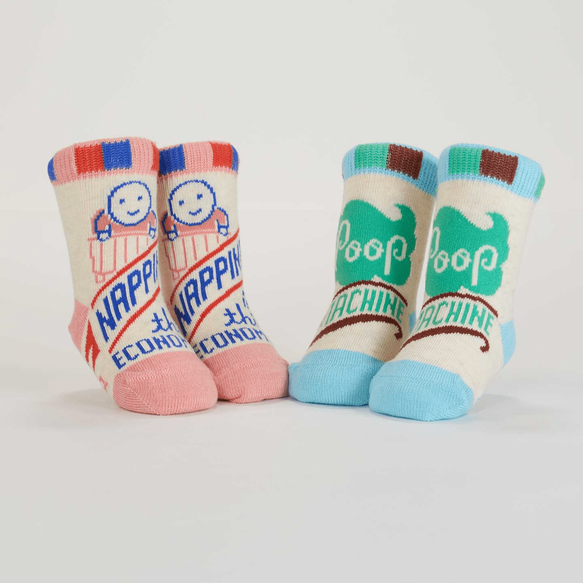 Napping? In This Economy?/Poop Machine Baby Socks