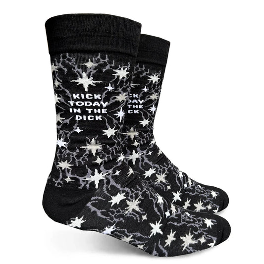 Kick Today In The Dick Mens Crew Socks