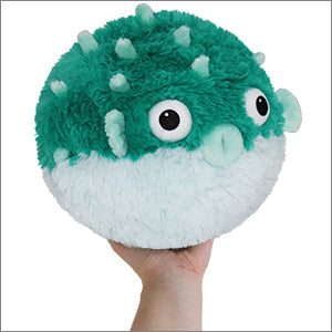 Mini Squishable Teal Pufferfish