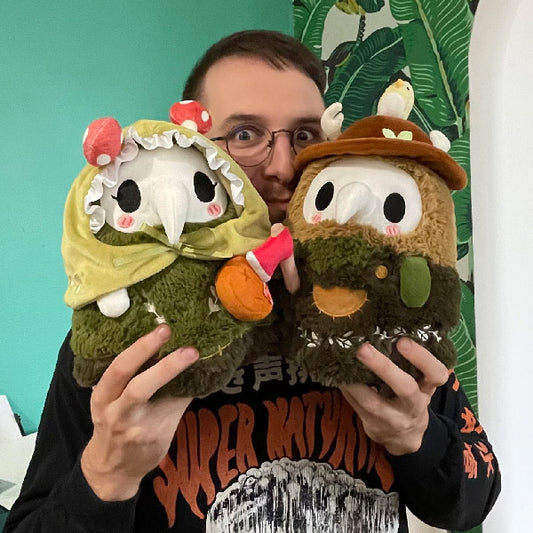 Mini Squishable Woodland Plague Doctor & Nurse Set